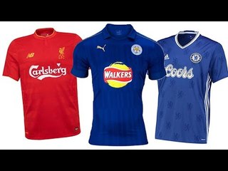 2016/17 Premier League Shirts With Classic Sponsors