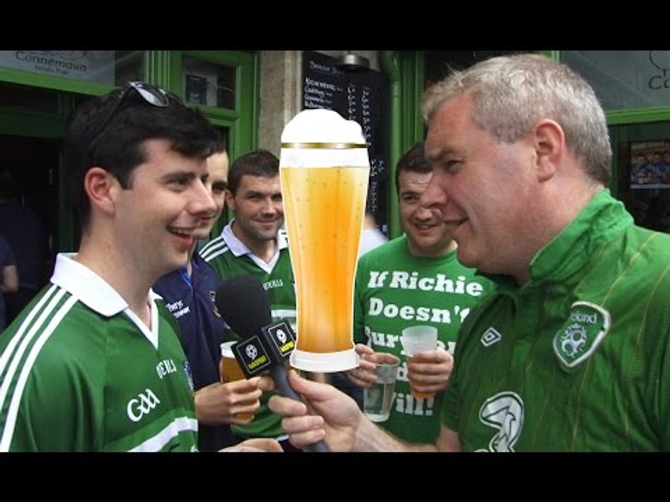 Asking Irish Fans: 'Would You Give Up Drink If Ireland Win Euro 2016?'