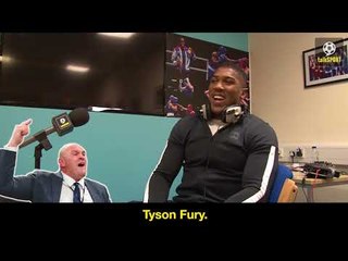 Anthony Joshua Impressions Of Tyson Fury, Deontay Wilder And Joseph Parker