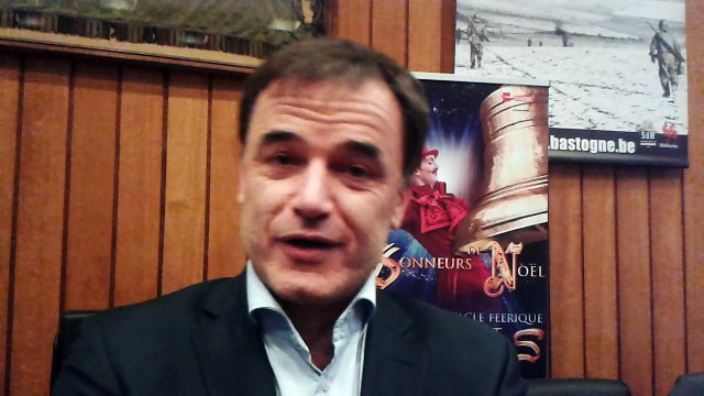Benoit Lutgen bourgmestre de Bastogne annonce le retour de vétérans à Bastogne dans le cadre de la foire aux noix