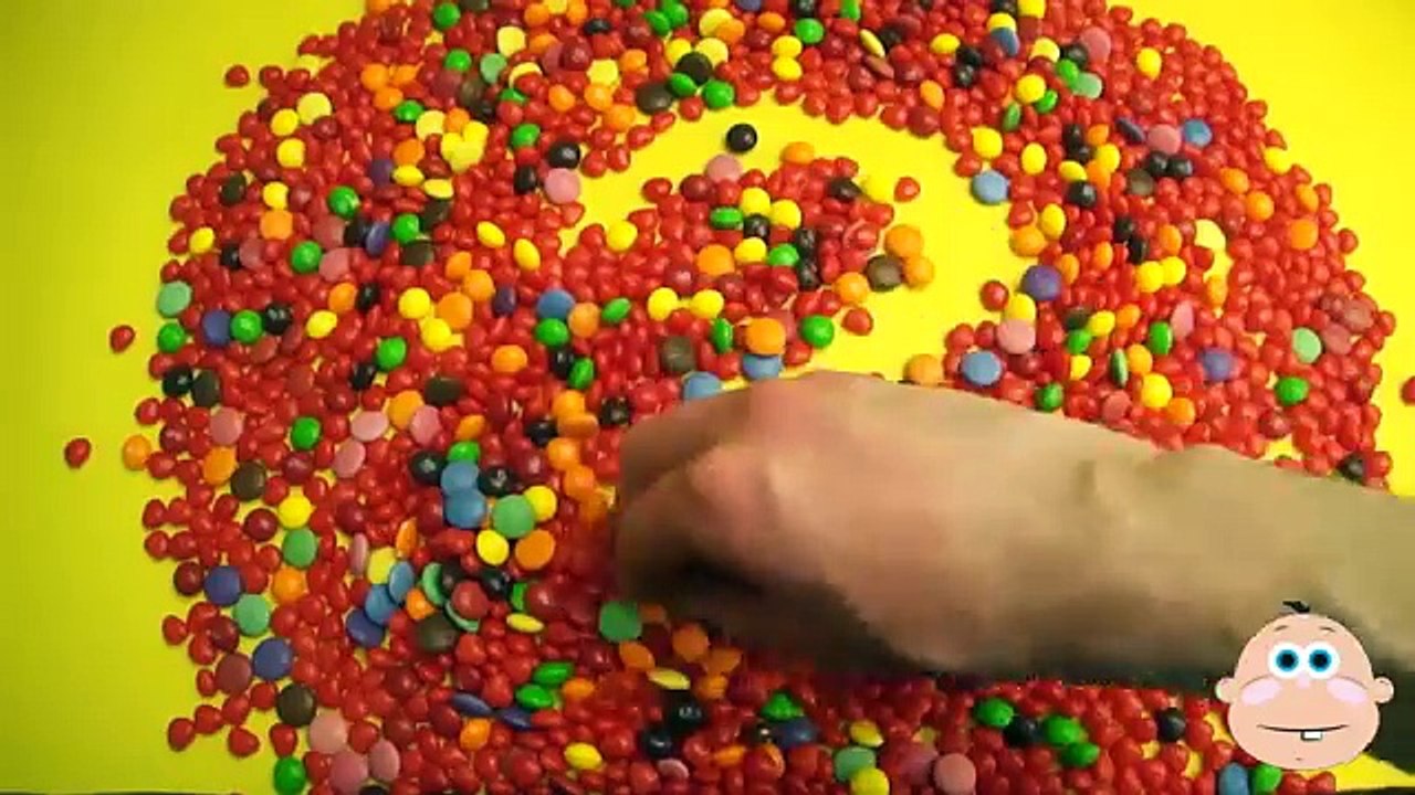 Learn To Count 1 to 30 with Candy Numbers! Surprise Eggs with Smarties Skittles and Candy Hearts