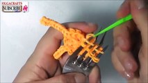 Jake the dog with two forks without Rainbow Loom Tutorial. (Mini Figurine)