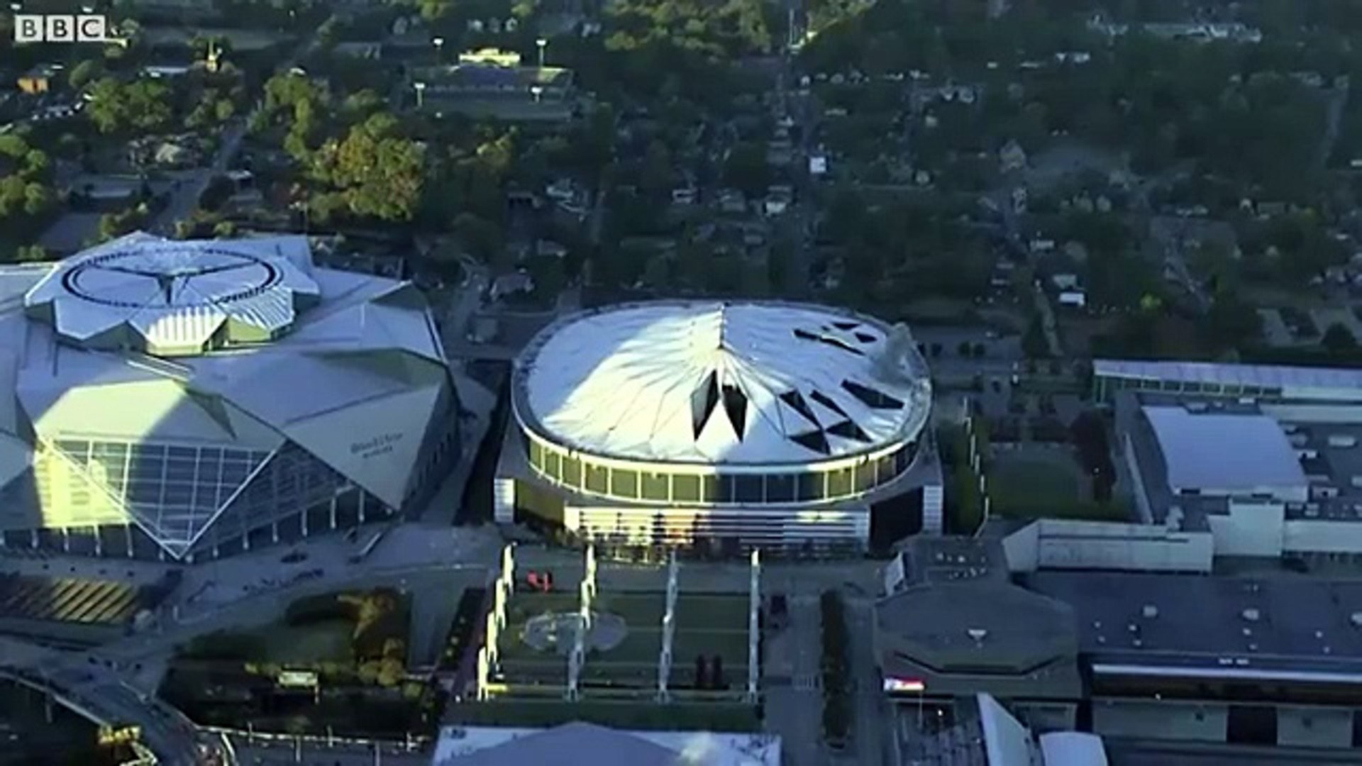 Latest News Today : Georgia Dome stadium is demolished in Atlanta-BBC News