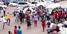 Crowds Celebrate Mugabe Resignation Outside Opposition Party Offices