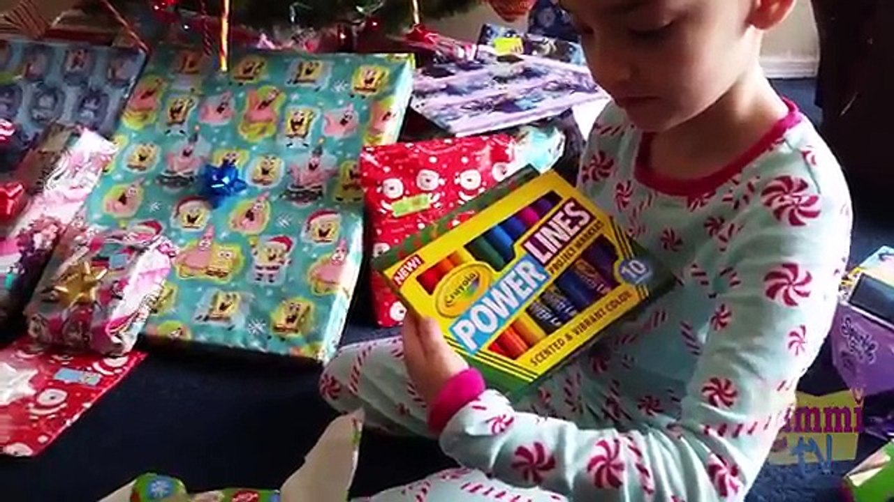 Opening Presents Christmas Morning new | CAMMI TV