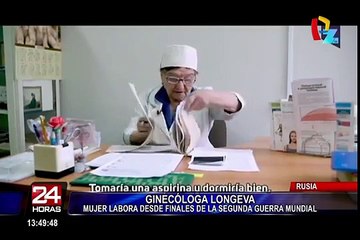 Rusia: conozca a la ginecóloga más longeva del mundo