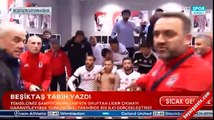 Soyunma odasında Beşiktaş'ın liderlik sevinci
