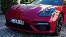 Porsche Panamera Turbo S E-Hybrid Sport Turismo Design in Carmine Red