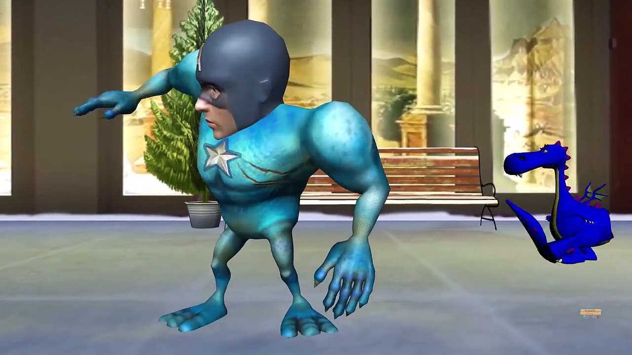 Spiderman horse Captain america Hulk ironman Batman Finger family Rhymes for kIds 3d animation