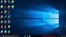 How to hide Time And Date (Clock) on windows 10 Taskbar Video Tutorial