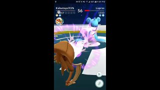 Pokémon GO Gym Battles Level 8 Gym Kabutops Seadra Dragonite Hitmonchan Blastoise & more
