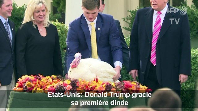 USA: Donald Trump gracie sa première dinde