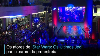 Elenco de ‘Star Wars: Os Últimos Jedi’ no México