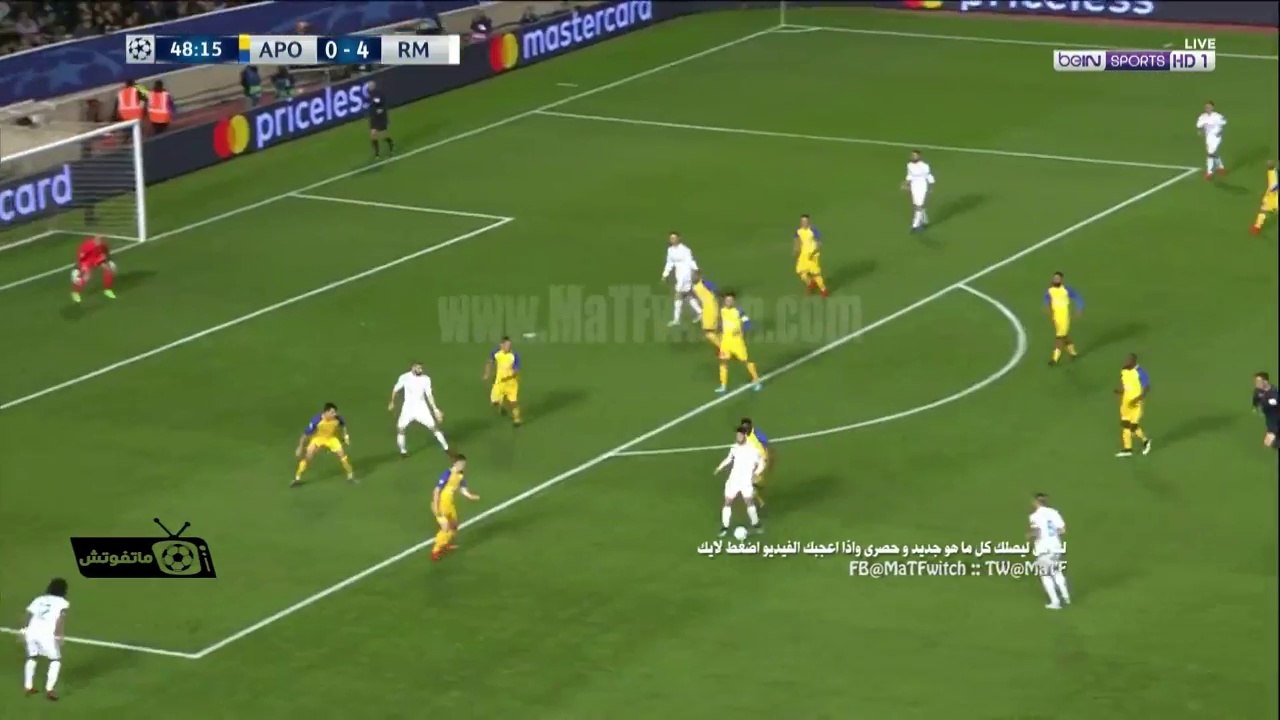 All Goals & highlights - APOEL 0-6 Real Madrid - 21.11.2017 ᴴᴰ