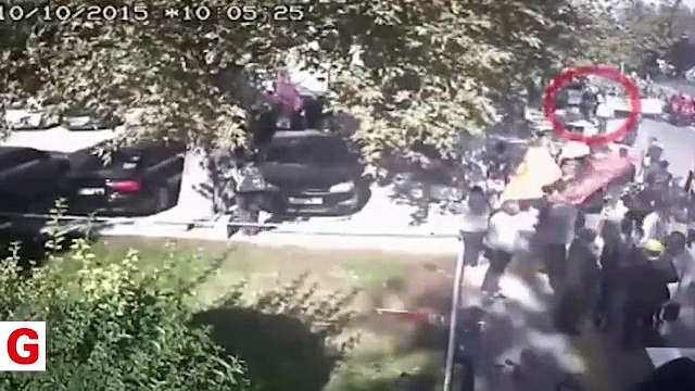 Ankara Garı'nı kana bulayan DEAŞ'lı teröristlerin alana giriş görüntüleri kamerada