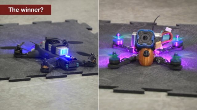 Drone race: Nasa's AI-backed drone takes on human-controlled one