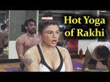 Rakhi Sawant Hot Yoga on International Yoga Day