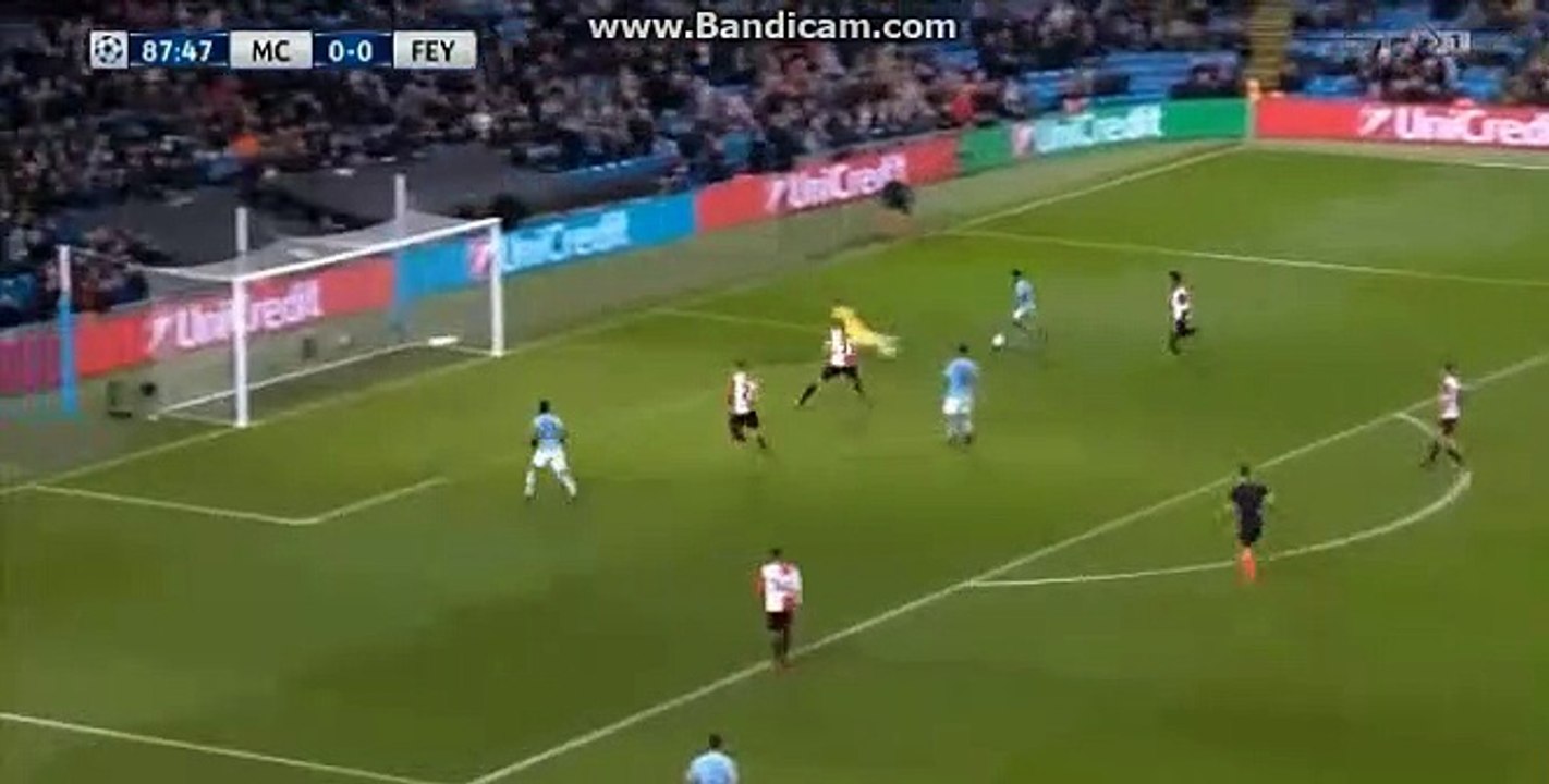 Résumé Manchester City 1-0 Feyenoord but Raheem Sterling