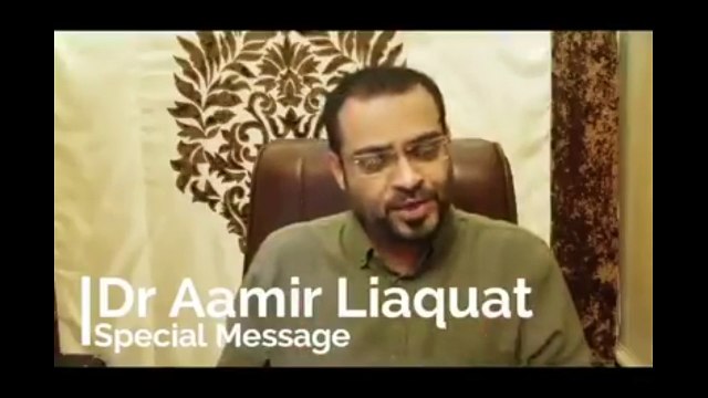 Amir Liaqat response to Geo News and Shahzeb Khanzada