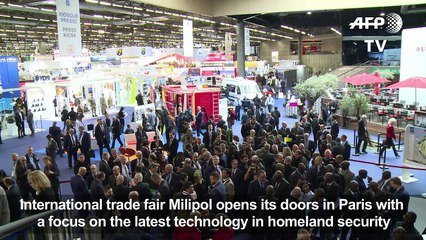 Drones, arms and dogs: Milipol security fair opens its doors