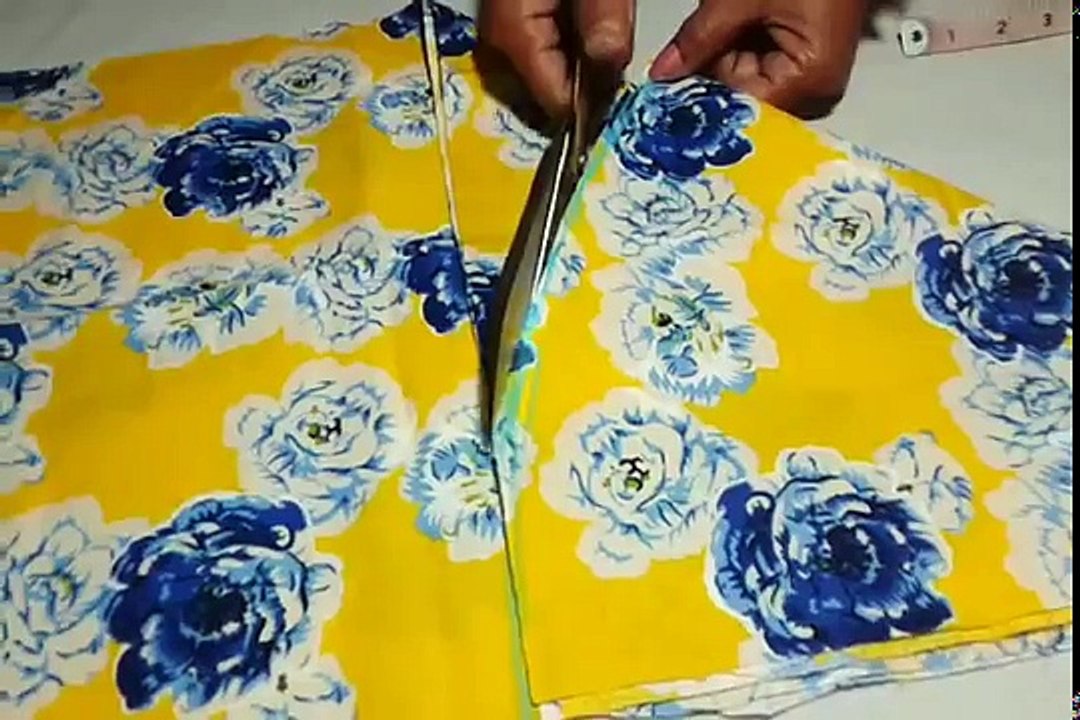 umbrella frock cutting and stitching in hindi
