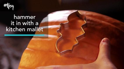 How to Use a Cookie Cutter to Carve a Pumpkin