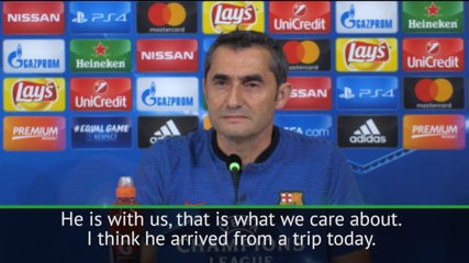 下载视频: Valverde not thinking about Messi contract saga