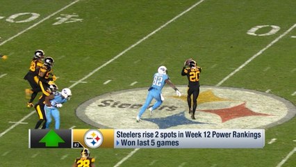 Steelers rise four spots in Week 12 power rankings