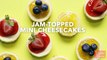 Jam Topped Mini Cheesecakes
