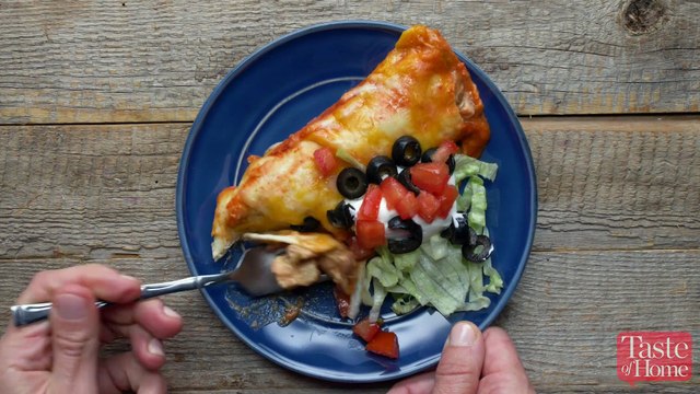 Simple Chicken Enchiladas