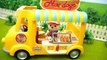Wheels on the bus go round and round hot dog truck Nursery Rhymes for children
