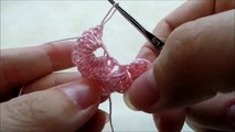 CROCHET How To #Crochet Crocodile Stitch Baby Barefoot Sandals with Thread #TUTORIAL #317 LEARN