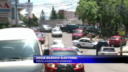 Inicia silencio electoral previo a elecciones generales