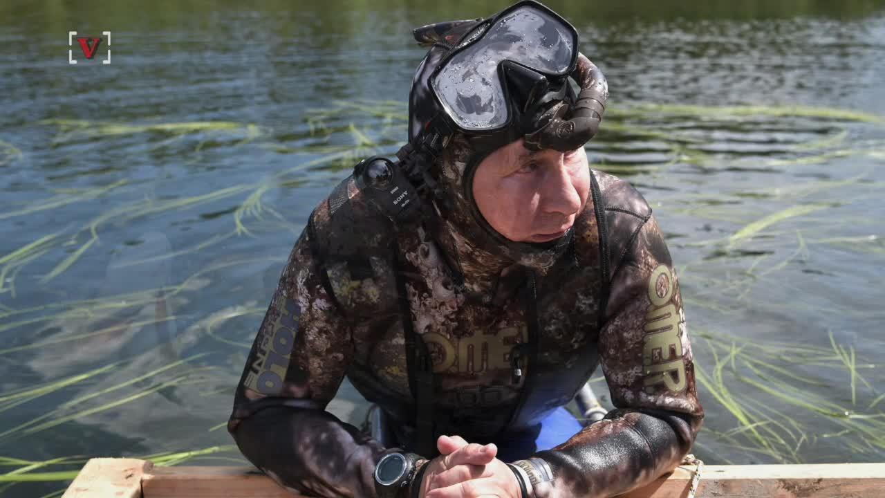 Vladimir Putin Goes Shirtless For His Summer Vacation in Siberia