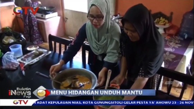 Daun Ubi Tumbuk dan Gulai Ikan Saleh Limbat Jadi Menu Hidangan Unduh Mantu Kahiyang-Bobby