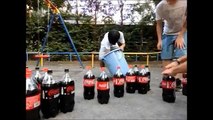 Mentos Coke Rockets. Bucket jump by itself !!!!-iZOFWzjoi_g