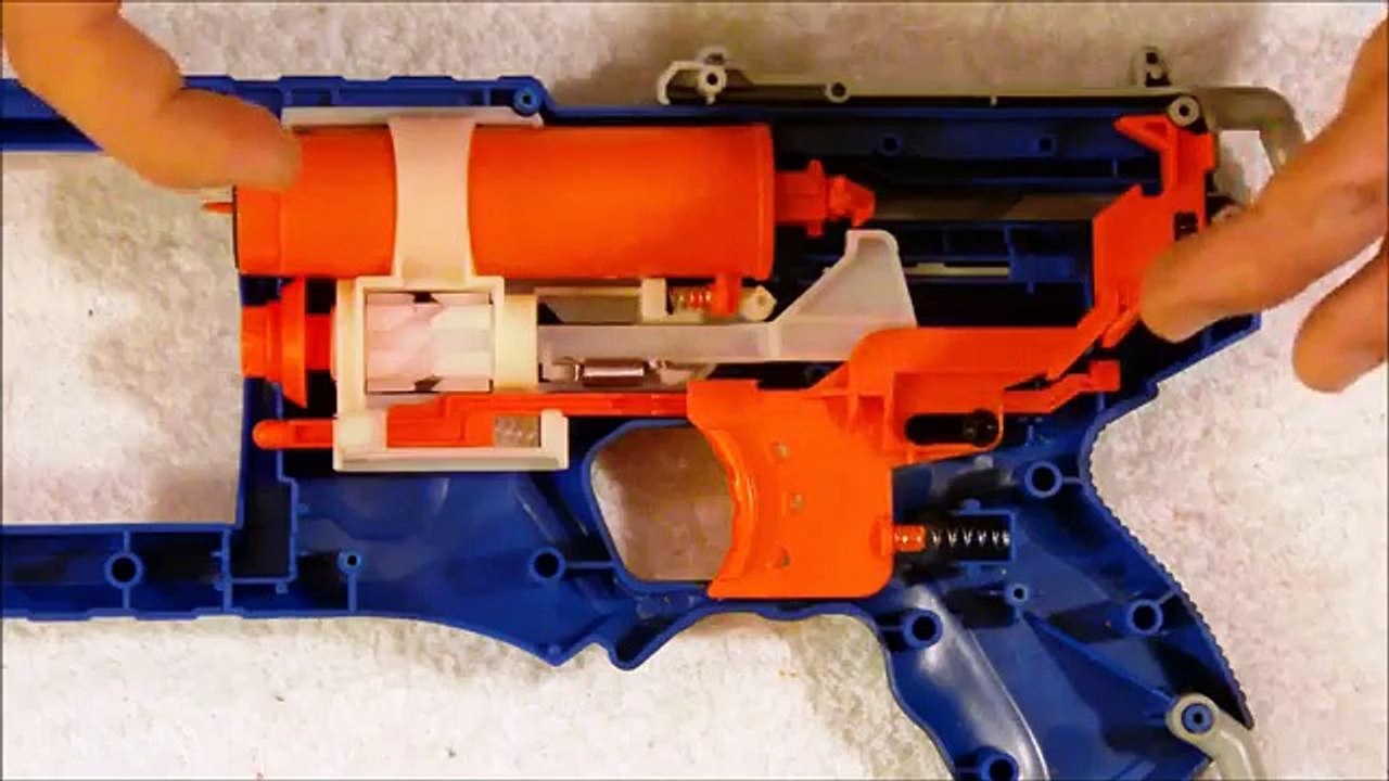 MOD GUIDE: Nerf Elite Strongarm - 100ft+ w/ spring replacment, rear loading, and more