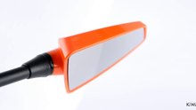 Hawk Orange Fairing Mount Rearview Mirrors Motorcycle Magazi | KiWAV