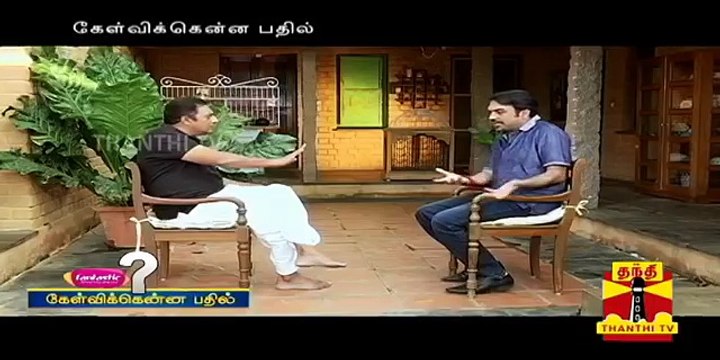 (18/11/2017) Kelvikkenna Bathil | Exclusive Interview with Actor Prakash Raj | Thanthi TV