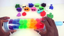 Best Learning Colors Play Doh Ice Cream Popsicles Slime Toilet Jelly Cake Slime Modelling Clay