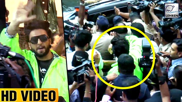 Ranveer Singh Mobbed By Crazy Fans FULL VIDEO | Padmavati