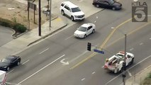 Police chase ford fusion california