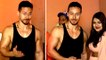 Tiger Shroff Flaunts Hot Body & Muscles In PUBLIC Outside a Gym
