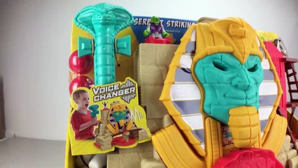 Imaginext Power Rangers Battle Serpent King at the Serpent Strike Pyramid - Unboxing Toy Video