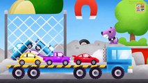Tow Trucks for kids | Cars Firefighters | Red Car Police Car, Monster Trucks | Videos for children