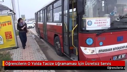Öğrencilerin O Yolda Tacize Uğramaması İçin Ücretsiz Servis