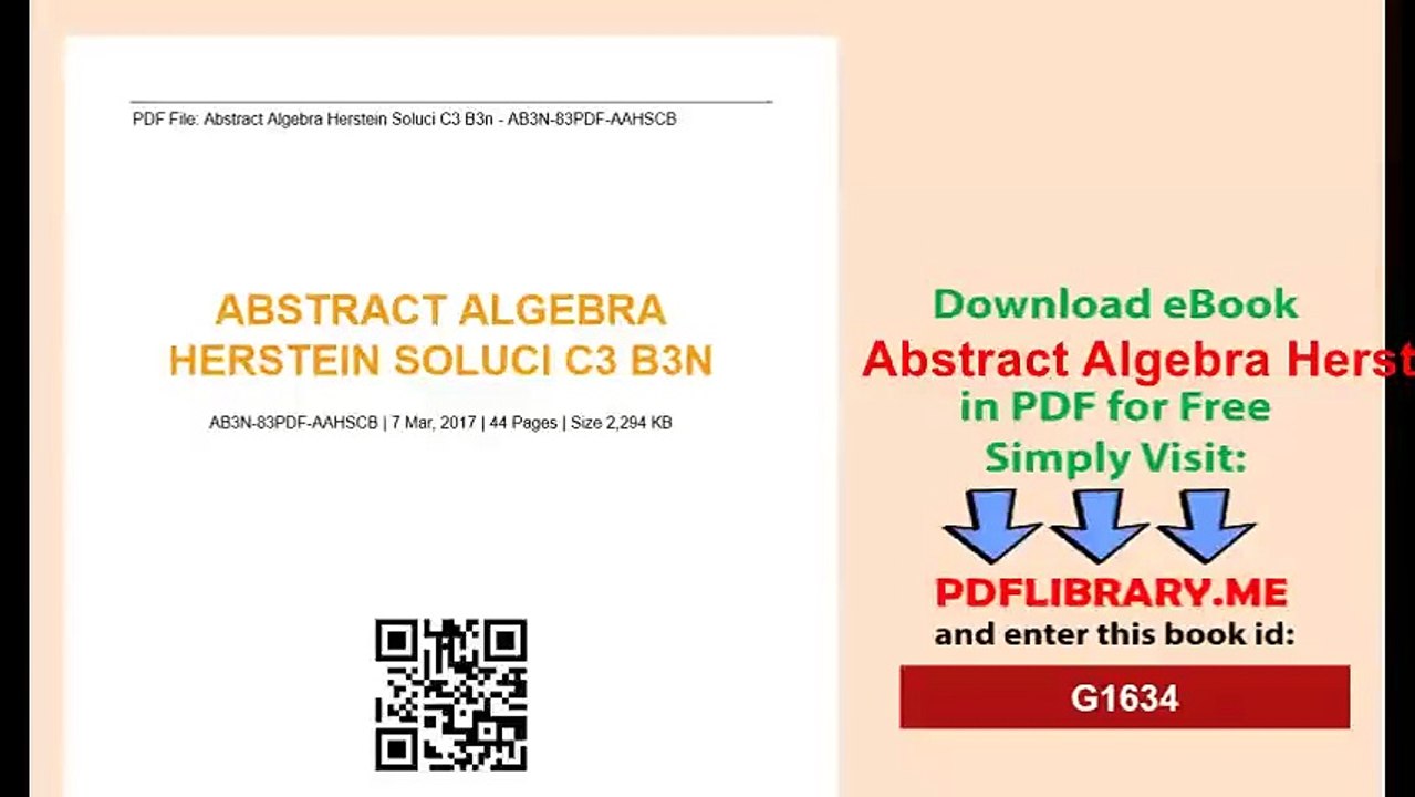 Abstract Algebra Herstein Soluci C3 B3n