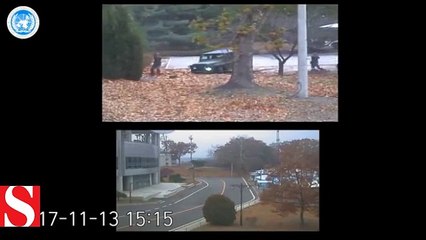 Kuzey Kore'den Güney Kore'ye kaçmaya çalışan asker böyle vuruldu