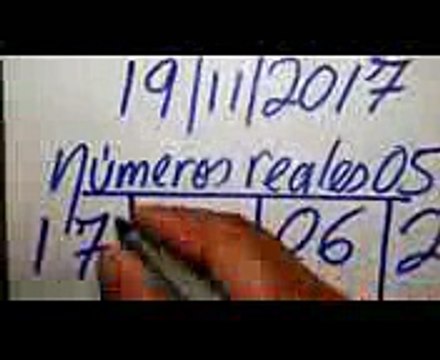 NÚMEROS PARA HOY 191117 DE NOVIEMBRE PARA TODAS LAS LOTERÍAS..!!!