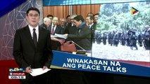 Pamahalaan, pormal nang idineklara ang termination ng peace talks sa CPP-NPA-NDF